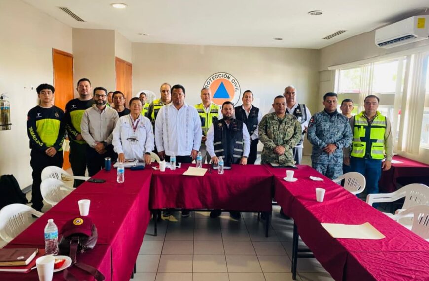 Autoridades de Tamaulipas refuerzan coordinación preventiva ante incremento…