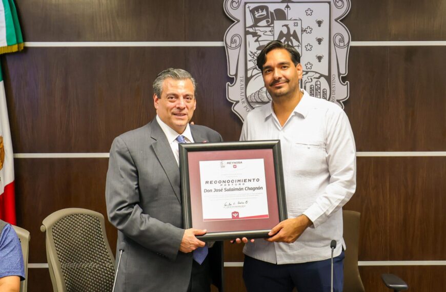 Entregó Gobierno de Reynosa reconocimiento póstumo a José…