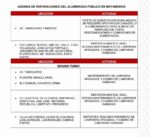 Agenda de Reparaciones del Alumbrado Público de Matamoros