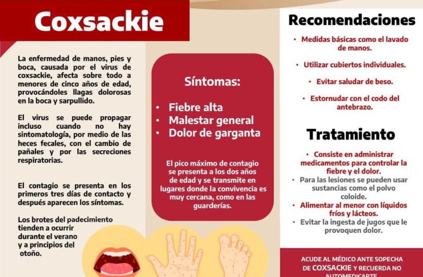 Gobierno de Beto Granados exhorta a la población a tomar precauciones ante el virus Coxsackie