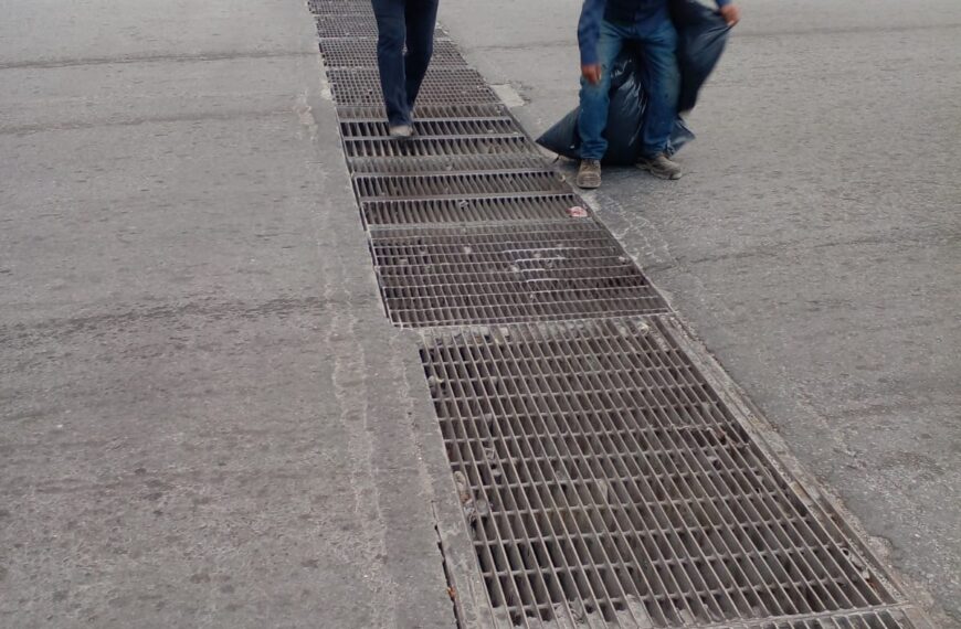 Realizaron cuadrillas municipales mantenimiento de pluviales en el&hellip;