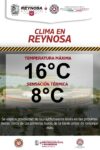 Continuará temperatura fría con probabilidad de lluvia hoy domingo en el Municipio de Reynosa