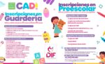 Abre DIF Matamoros periodo de inscripción en guardería y preescolar de los Centros Asistenciales de Desarrollo Infantil (CADI)