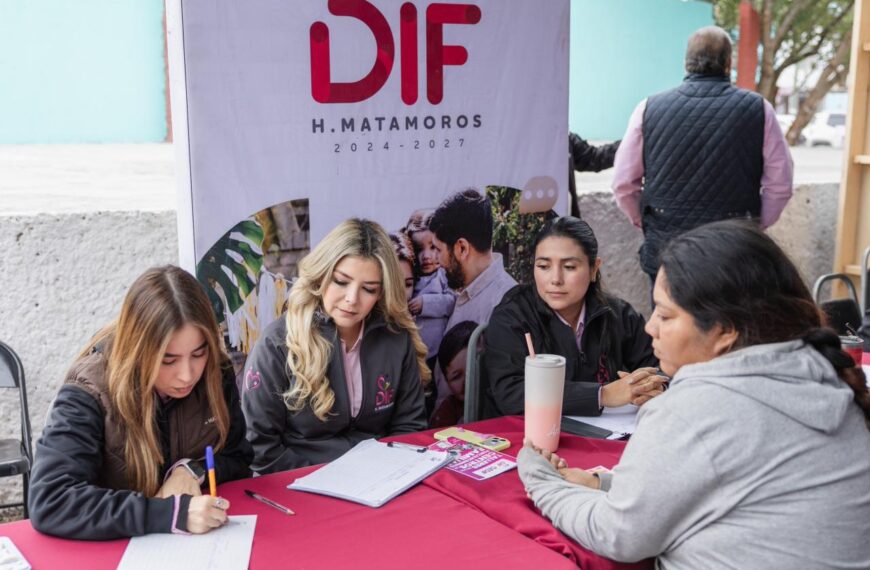 Participa Sistema DIF Matamoros en el primer “Martes en tu Colonia” del 2026
