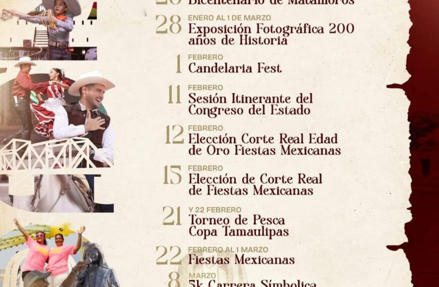 Gobierno de Beto Granados presenta la Agenda 2026 del Bicentenario de Matamoros