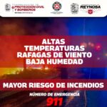 Exhorta Alcalde del Municipio de Reynosa a evitar riesgos de incendio