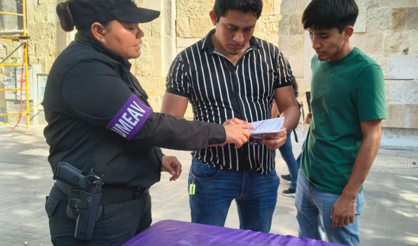 Implementa Guardia Estatal de Género campaña preventiva en&hellip;