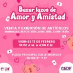 Impulsa DIF Matamoros el talento local con el “Bazar Lazos de Amor y Amistad”