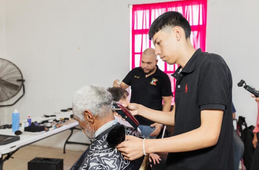 En un acto de solidaridad, Barbería “Hecho en…