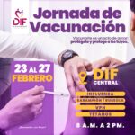 Extiende DIF Matamoros jornada de vacunación en la oficina central de este organismo