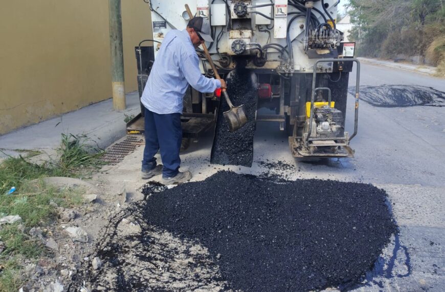 Reparó Gobierno de Reynosa vialidades en Jacinto López…