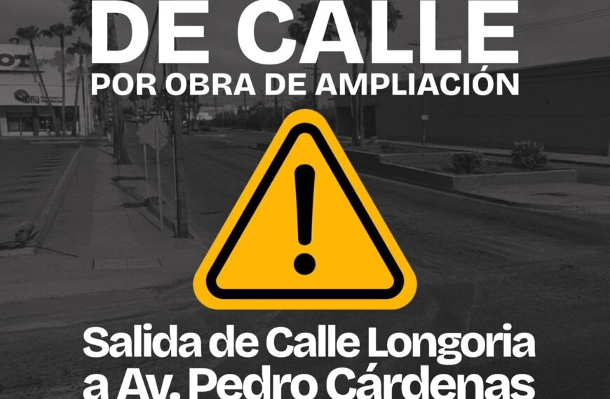 Aviso a la comunidad de Matamoros